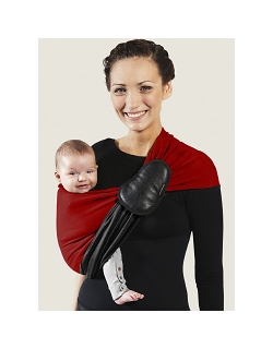 Слинг с кольцами JPMBB трикотажный, цвет "красный - черный"