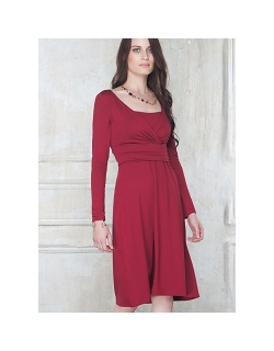 Платье для кормящих и беременных Diva Nursingwear Alba дл.рукав, цвет Berry