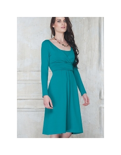 Платье для кормящих и беременных Diva Nursingwear Alba дл.рукав, цвет Smeraldo