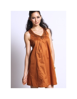 Платье Mothers en Vogue "Ara Embroidered", цвет золотой