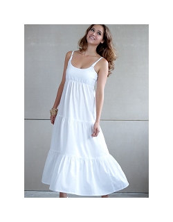 Платье Mothers en Vogue "Getaway Maxi", цвет белый