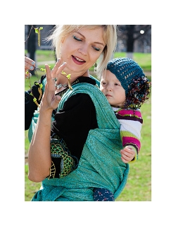 Слинг с кольцами Ellevill Paisley Linger с шелком