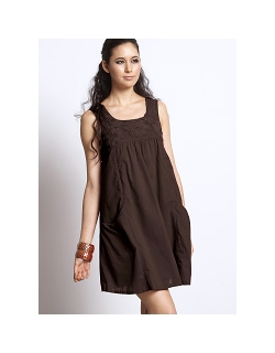 Платье Mothers en Vogue "Macrame Sundress", цвет коричневый