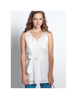 Туника для кормления Mothers en Vogue "Summerlight Cotton-Voile", цвет белый