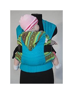 Слинг-рюкзак Karaush, Ellevill Zara Ocean/Zara Tricolor Green