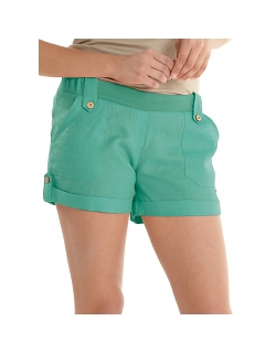 Шорты для беременных и родивших Mothers en Vogue Boardwalk короткие, бирюзовый (Teal)