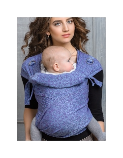 Май-слинг Diva Basico, Celeste с капюшоном