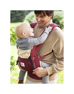 Рюкзачок-переноска для ребенка ERGO Baby Бордо / Крем