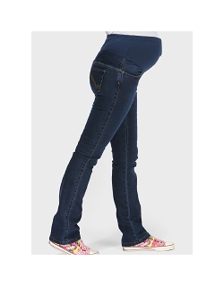 Джинсы для беременных синие