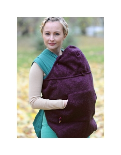 Слингонакидка из шерсти Didymos, цвет темно-сливовый