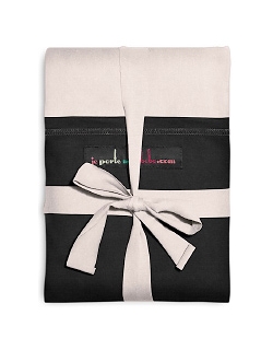 Слинг-шарф JPMBB трикотажный, цвет "экрю - черный"