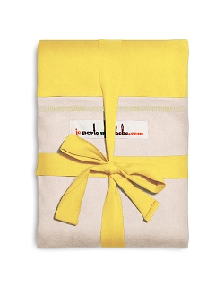 Слинг-шарф JPMBB трикотажный, цвет "лимон - экрю"