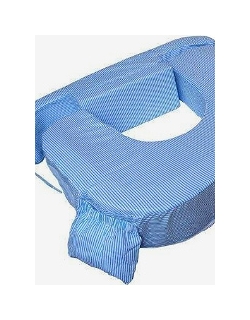 Подушка для кормления двойни "Голубые полосы"