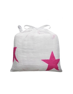 Aden&Anais большая муслиновая пеленка, Twinkle Pink (розовое мерцание)