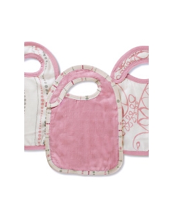 Aden&Anais набор 3 бамбуковых слюнявчиков, Tranquility (тишина)