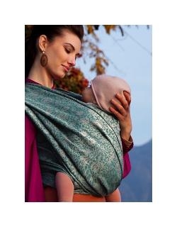 Слинг-шарф Diva Milano cо льном, Veneziano Mare