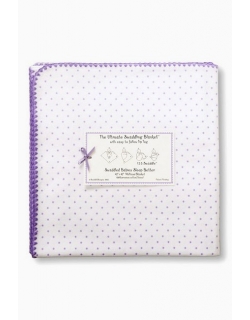 Фланелевая пеленка для новорожденного SwaddleDesignsLavender Polka D