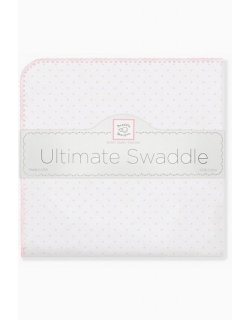 Фланелевая пеленка для новорожденного SwaddleDesigns Pstl Pink Dot