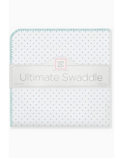 Фланелевая пеленка для новорожденного SwaddleDesigns SeaCrystal Dot