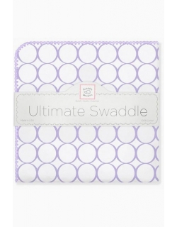 Фланелевая пеленка для новорожденного SwaddleDesigns Lavender Mod/WH