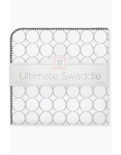 Фланелевая пеленка для новорожденного SwaddleDesigns Sterling Mod/WH