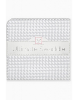 Фланелевая пеленка для новорожденного SwaddleDesigns Sterling PuppyTooth