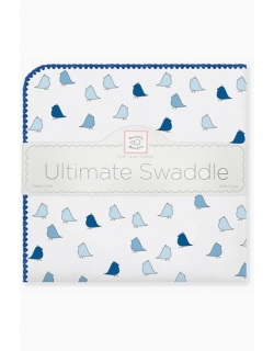 Фланелевая пеленка для новорожденного SwaddleDesigns TB Lt. Chickies