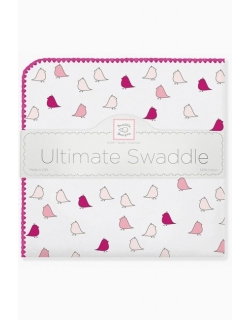 Фланелевая пеленка для новорожденного SwaddleDesigns VB Lt. Chickies