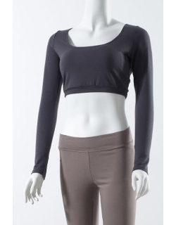 Внутренний топ для кормления c глубоким вырезом Mothers en Vogue, серый