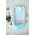 Кокон-гнездышко для новорожденных Babynest Silver Aqua
