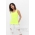 Майка поло для кормящих и беременных, желтый неон