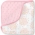 Муслиновое одеяло с флисом SwaddleDesigns Snuggle Blanket, Heavenly Floral Shimmer