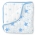 Муслиновое одеяло SwaddleDesigns, цвет Starshine Blue