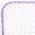 Фланелевая пеленка для новорожденного SwaddleDesignsLavender Polka D
