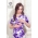 Платье для кормящих и беременных Diva Nursingwear Lucia кор.рукав, принт Iris
