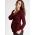 Кардиган для кормящих Beck's Ribbed-Knit, бордо